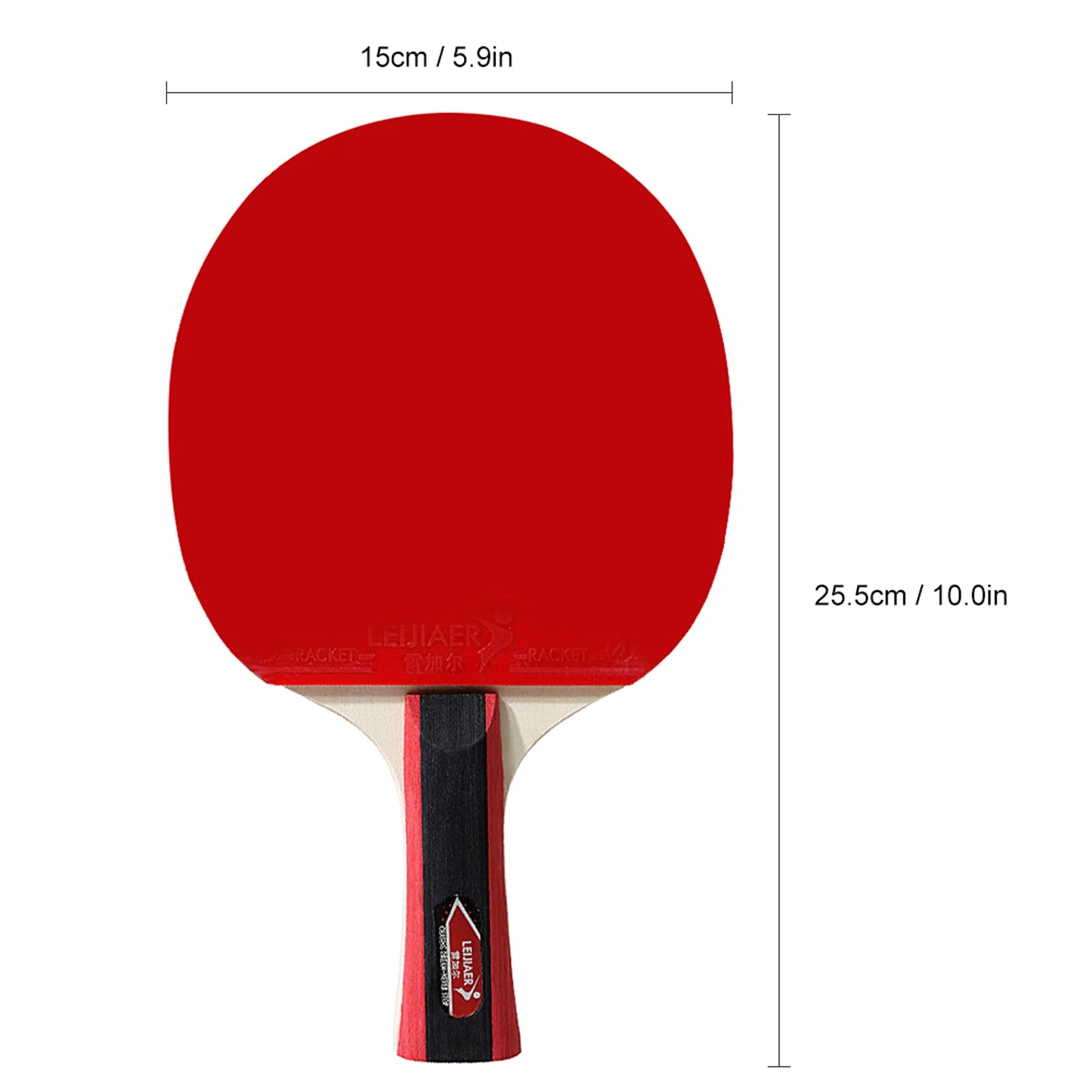 Set Ping-Pong Complet – 2 Raquettes + 3 Balles + Sac de Rangement, Bois & Caoutchouc Soldes-ShopOnline