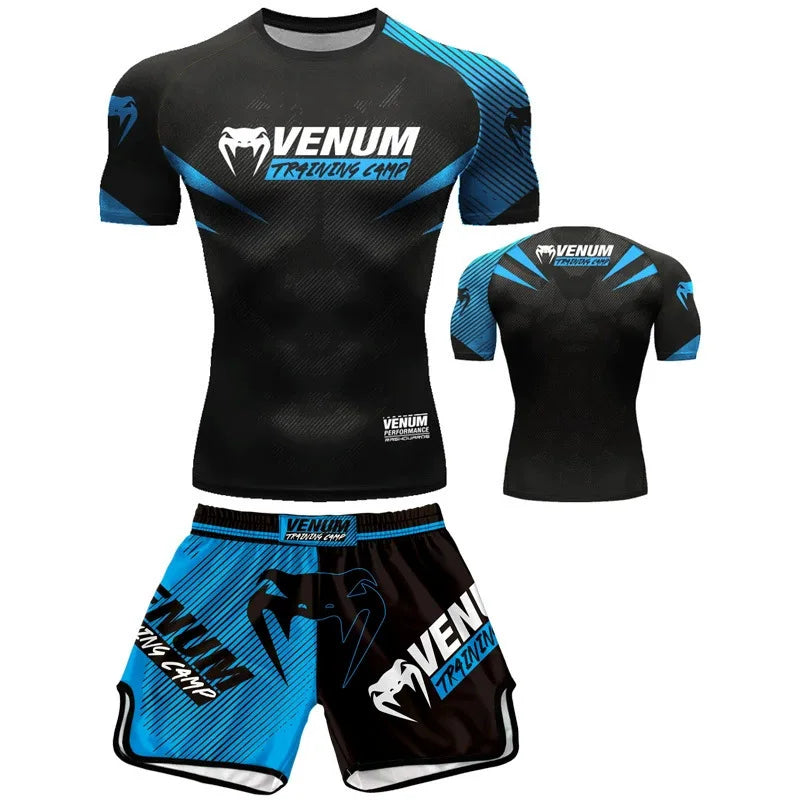Ensemble Boxe MMA Venom UFC – T-Shirt + Short Séchage Rapide Soldes-ShopOnline