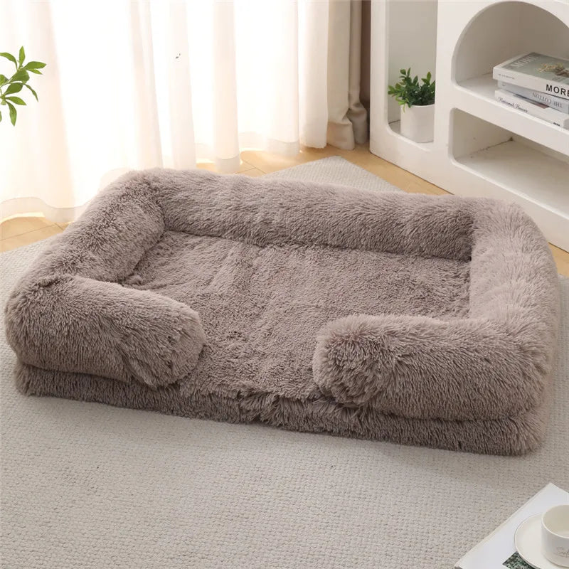 Luxury Winter Warm Large Dog Sofa Bed Dog Kneel Cat Mats House Cushion Pet Sleeping Sofa Beds Mat for Large and Small Dog Soldes-ShopOnline