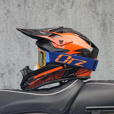 ORZ Professional Racing Motocross Helmet Off Road Helmet Motorcycle Off-Road Cartoon Childrenr ATV Motorcycle MTB Helmet Soldes-ShopOnline