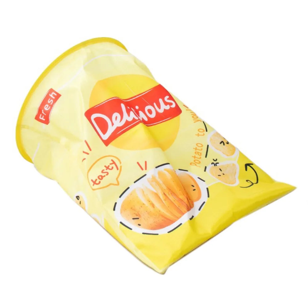 Tunnel Chat Chips Crinkle – Sac Interactif Pliable Anti-Morsure avec Son | 4 Couleurs, Idéal Intérieur Soldes-ShopOnline
