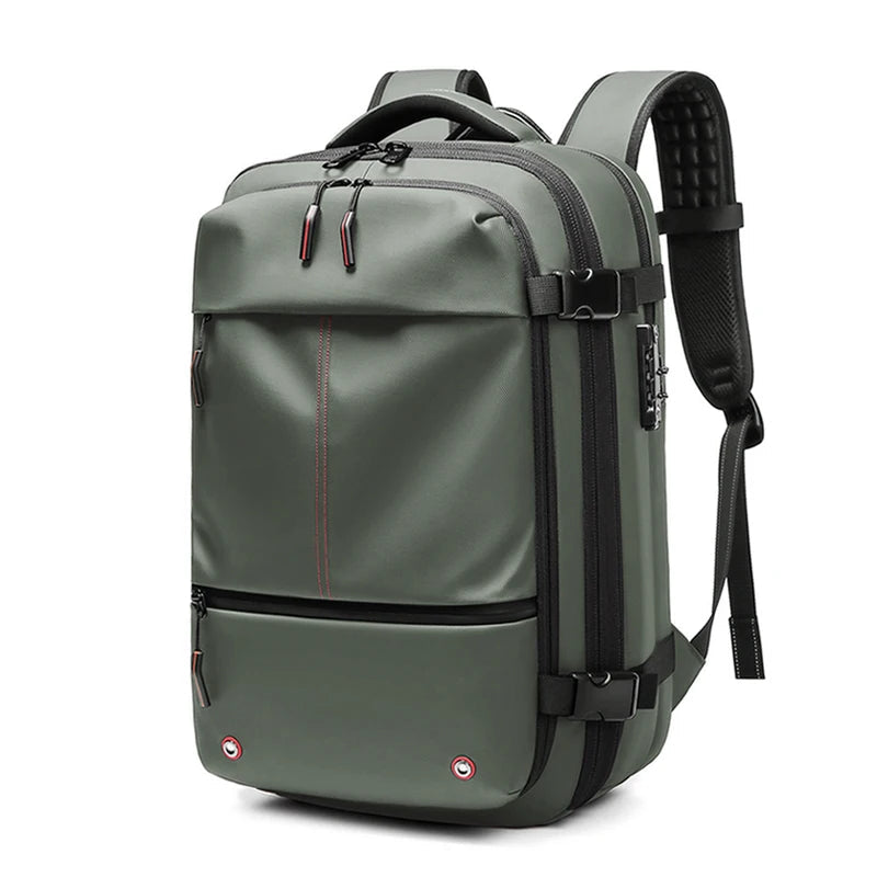 Travel Men 17 inch Laptop Backpack vacuum compression Backpack Business Large Capacity school Backpack expand outdoor backpack Soldes-ShopOnline