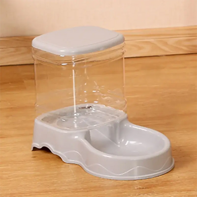 Mangeoire automatique pour animaux de compagnie Bol à boire pour chat Bol pour chat Grande capacité Bol pour chien 3.8L seau de stockage de nourriture combiné Fournitures pour animaux de compagnie - Soldes-ShopOnline