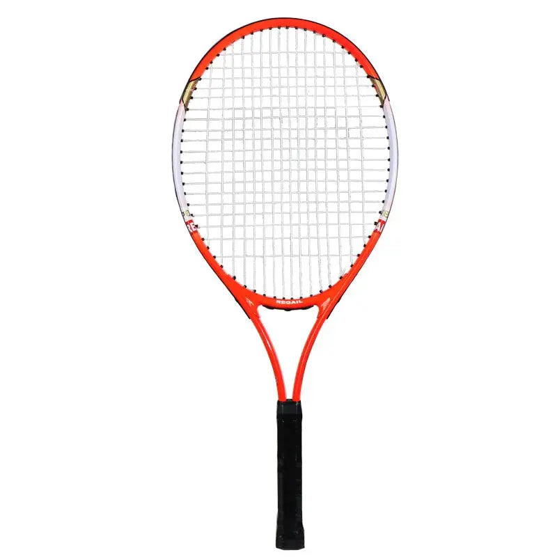 Raquette de tennis pour adultes 27 pouces Raquette de force Bleu et Rouge adolescents hommes femmes haute élasticité Entraînement Professionnel - Soldes-ShopOnline