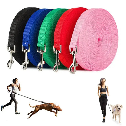 Laisses de dressage de chiens en nylon Marche Laisse pour animaux de compagnie Corde de traction Corde pour petits grands chiens 1,5M 1,8M 3M 4,5M 6M 10M Fournitures pour animaux de compagnie en plein air - Soldes-ShopOnline