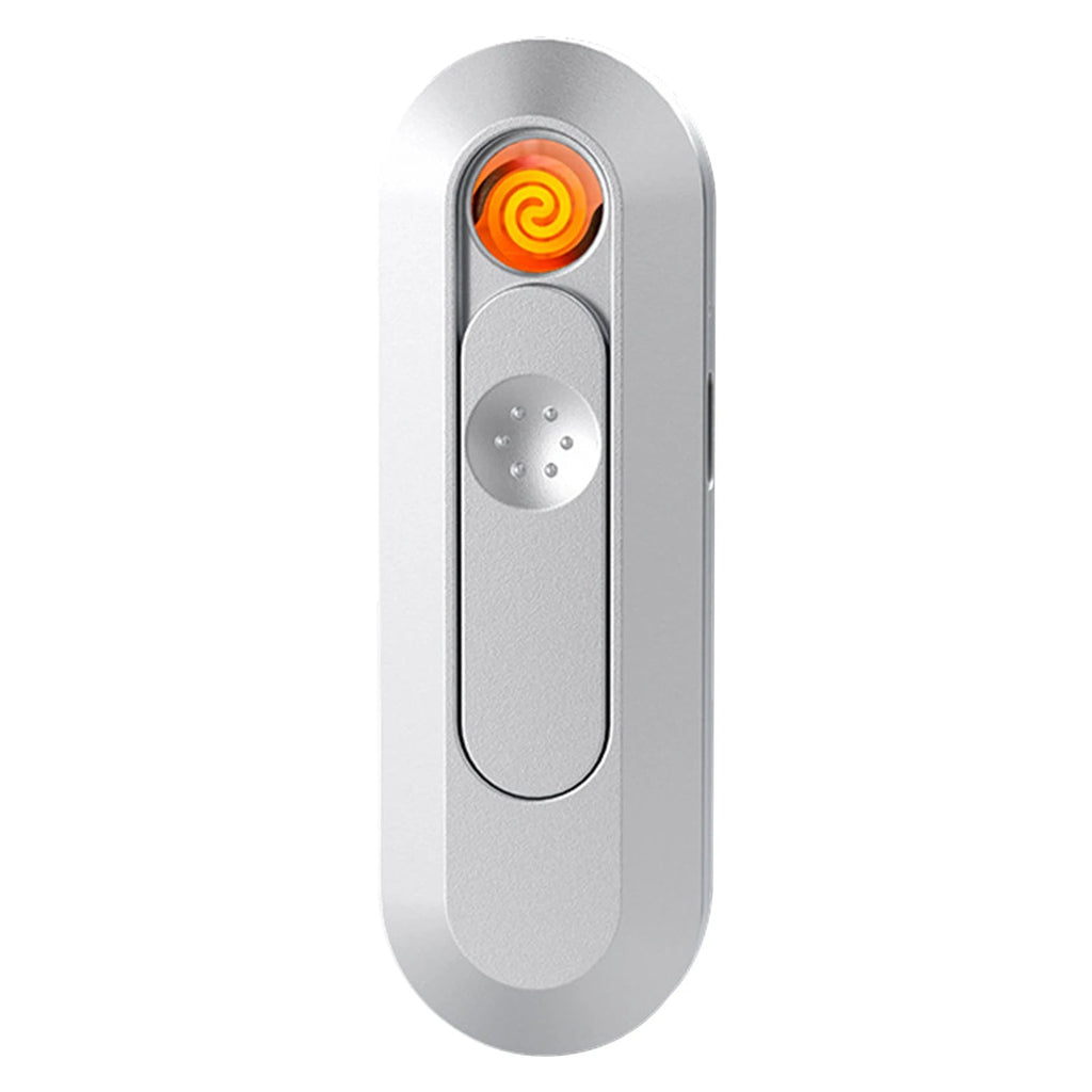 Windproof Metal Cigarettes Lighter Coils Tungsten Rechargeable Flameless Electric Lighter Men's Present Soldes-ShopOnline