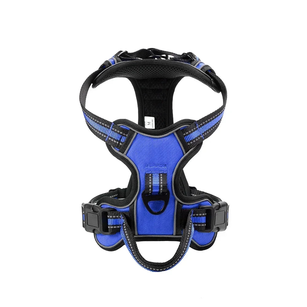 Harnais Chien Réfléchissant Nylon – Anti-Traction, Respirant & Réglable | Tailles S à XL Soldes-ShopOnline