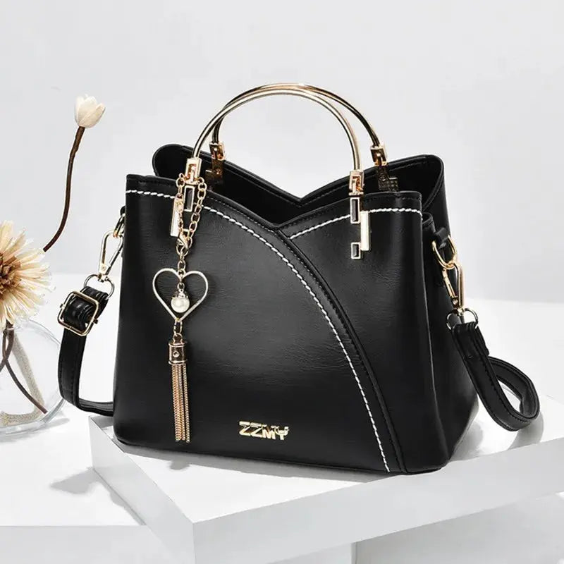 Sac à bandoulière simple pour femmes Sac à main combiné coloré Sacs à bandoulière à la mode Sacs à main PU polyvalents pour dames Femmes - Soldes-ShopOnline