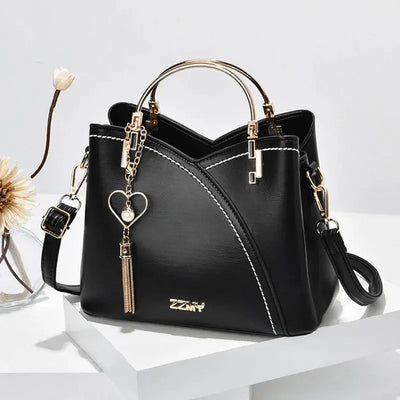 Sac à bandoulière simple pour femmes Sac à main combiné coloré Sacs à bandoulière à la mode Sacs à main PU polyvalents pour dames Femmes - Soldes-ShopOnline