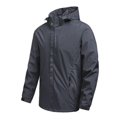 Men's Waterproof Rain Jacket Lightweight Outer Hooded Outdoor Raincoat Hiking Windproof Jacket Climbing Outdoor Jackets Soldes-ShopOnline