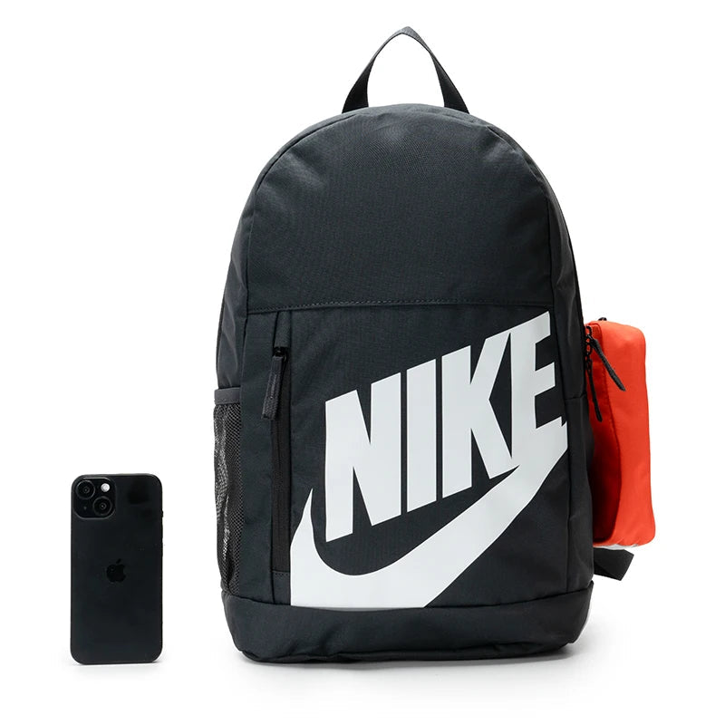 Nike (Nike) Y Nk Elmntl Bkpk Shoebox Backpack Large Capacity Outdoor Sports and Leisure Bag Student Computer Bag School Bag Hj4186-070 Soldes-ShopOnline