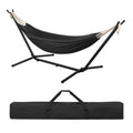 Hamac Double Portable avec Support – 250 kg, 2 Personnes, Camping & Jardin, 280×106×100 cm Soldes-ShopOnline