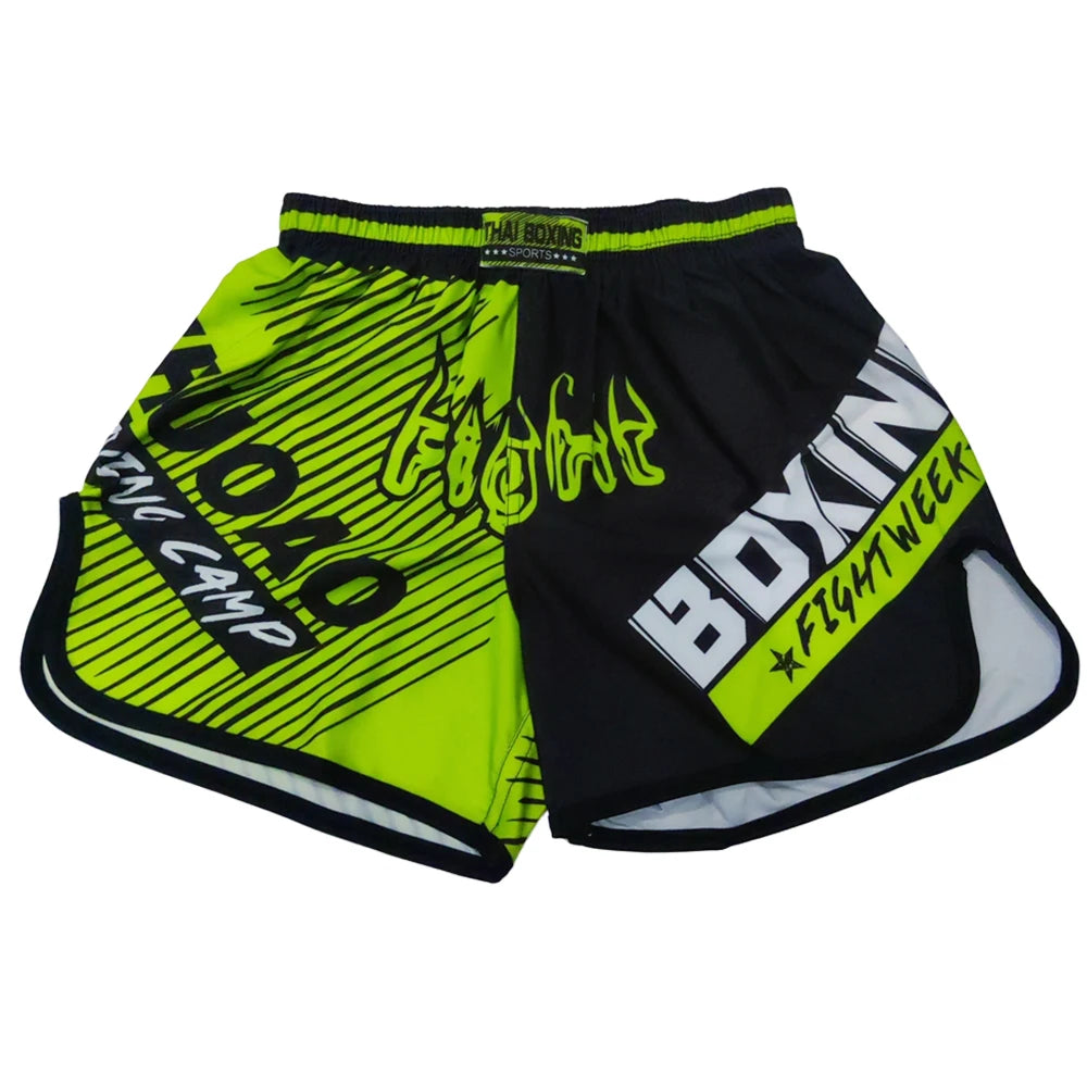 Short Muay Thai MMA Kickboxing SURVENIL – Unisexe Adulte & Enfant Soldes-ShopOnline