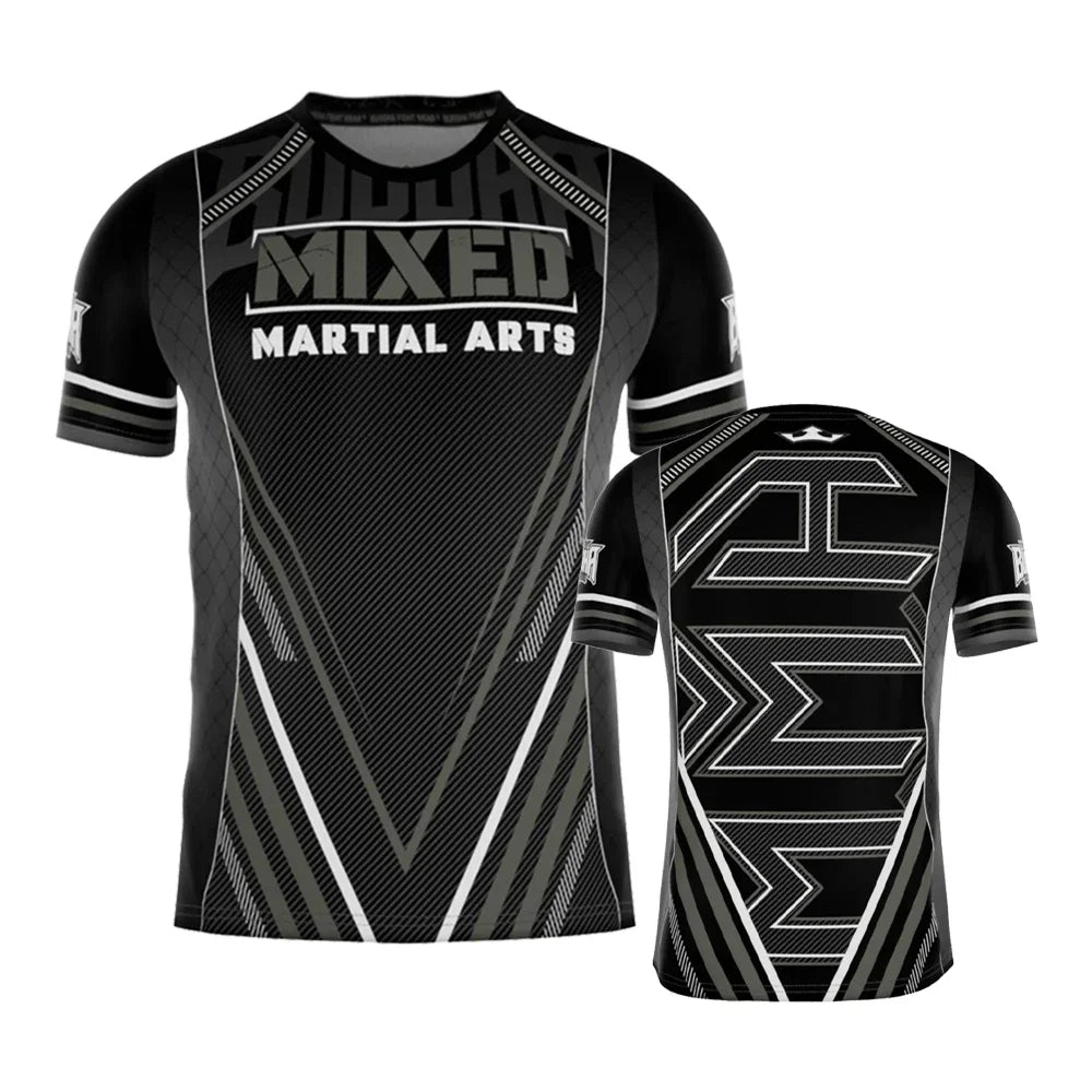 T-Shirt Boxe Combat 3D Homme – Respirant, Séchage Rapide, Grande Taille Soldes-ShopOnline