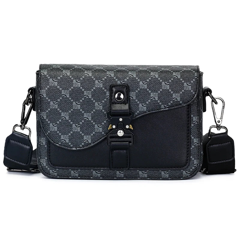 Sac Bandoulière Homme Cuir PU Minimaliste – Business, Trajet Quotidien & Voyage, 21×14×6 cm Soldes-ShopOnline