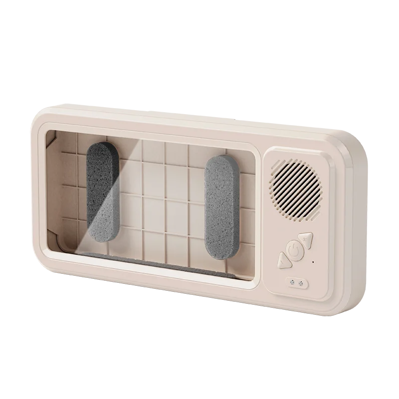 Shower Phone Holder with Bluetooth Speaker IPX4 Waterproof Anti-Fog Touch Screen Wall Mount Phone Holder for Shower Bathroom Soldes-ShopOnline