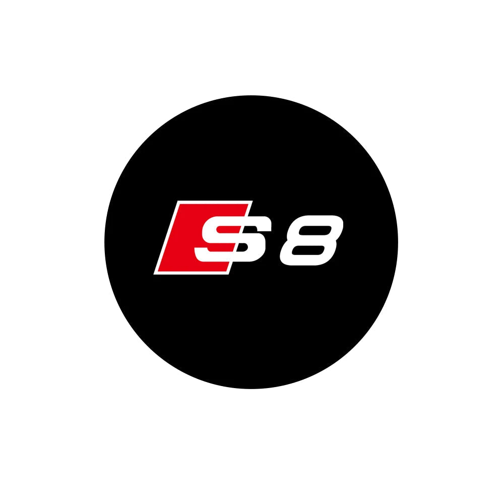 For Audi A4 A3 8V 8P 8L A6 C5 C6 C7 A5 A7 Q3 Q5 Q7 S3 S4 S6 RS Sline Quattro Car HD Projector Lamp LED Auto Door Welcome Light Soldes-ShopOnline