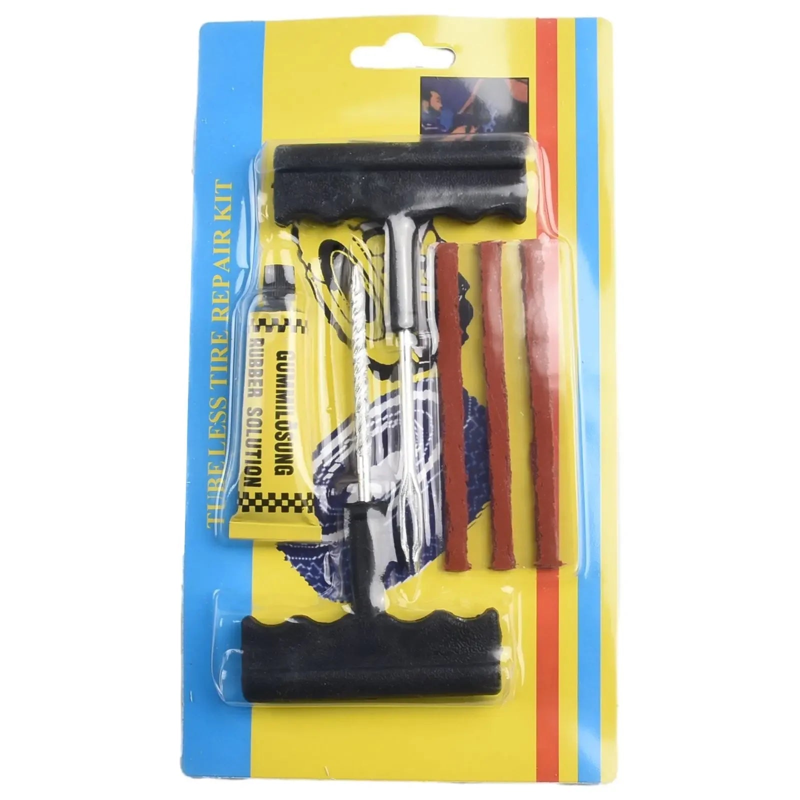 Kit Réparation Pneu Tubeless – Voiture, Moto & Van Soldes-ShopOnline