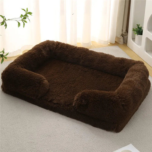 Luxury Winter Warm Large Dog Sofa Bed Dog Kneel Cat Mats House Cushion Pet Sleeping Sofa Beds Mat for Large and Small Dog Soldes-ShopOnline