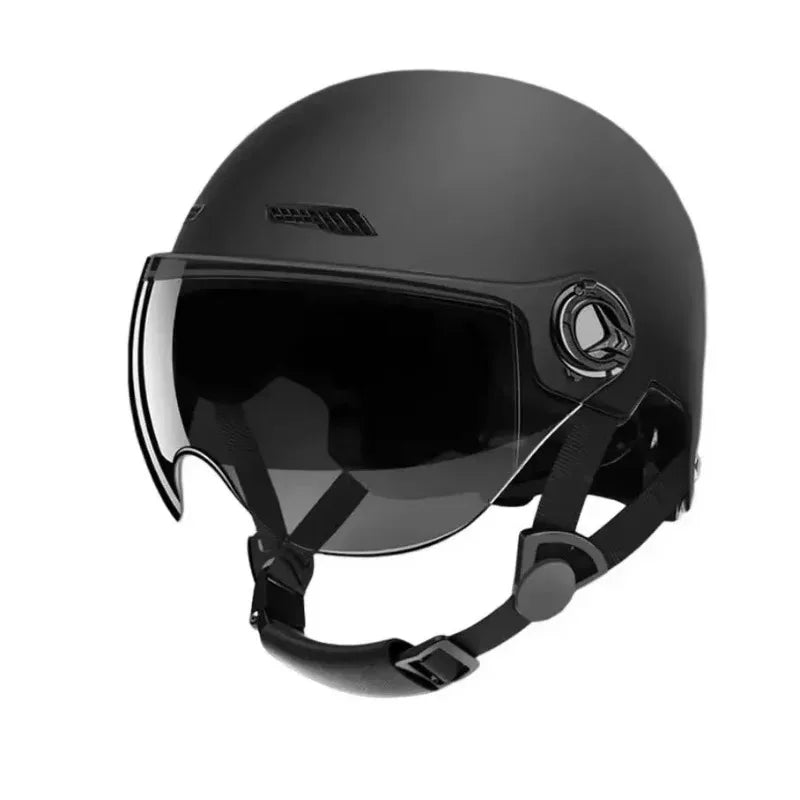 Casque Demi-Jet Vintage – Moto, Scooter & Vélo, Unisexe Soldes-ShopOnline