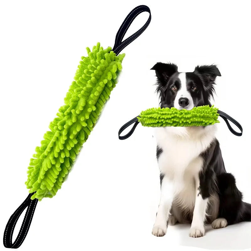 Bâton Mordant Dressage Chien – Double Poignée, Jute Résistant & Interactif | Jouet Dentition & Entraînement Soldes-ShopOnline