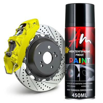 High Temp Resistance DIY Brake Caliper Paint 2K Aerosol Spray Can Glossy Glamour Finish Black Yellow Blue Red Green Silver gold Soldes-ShopOnline