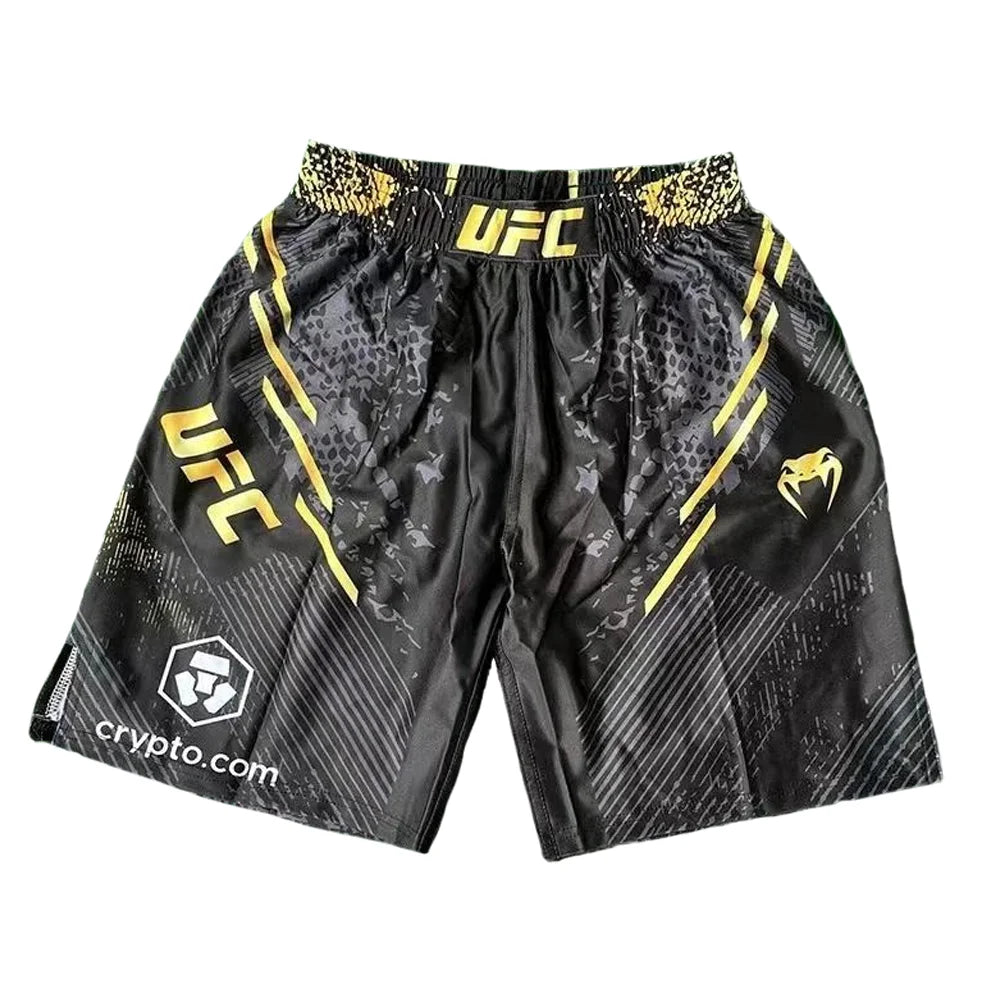 Short MMA Boxe Thaïlandaise Homme – Séchage Rapide, Cordon, Genou Soldes-ShopOnline