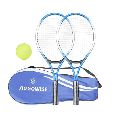 2pcs Tennis Rackets Included Tennis Bag And Tennis Sports Exercise Racquet Set Youth Games Outdoor,Suitable for Beginner Soldes-ShopOnline