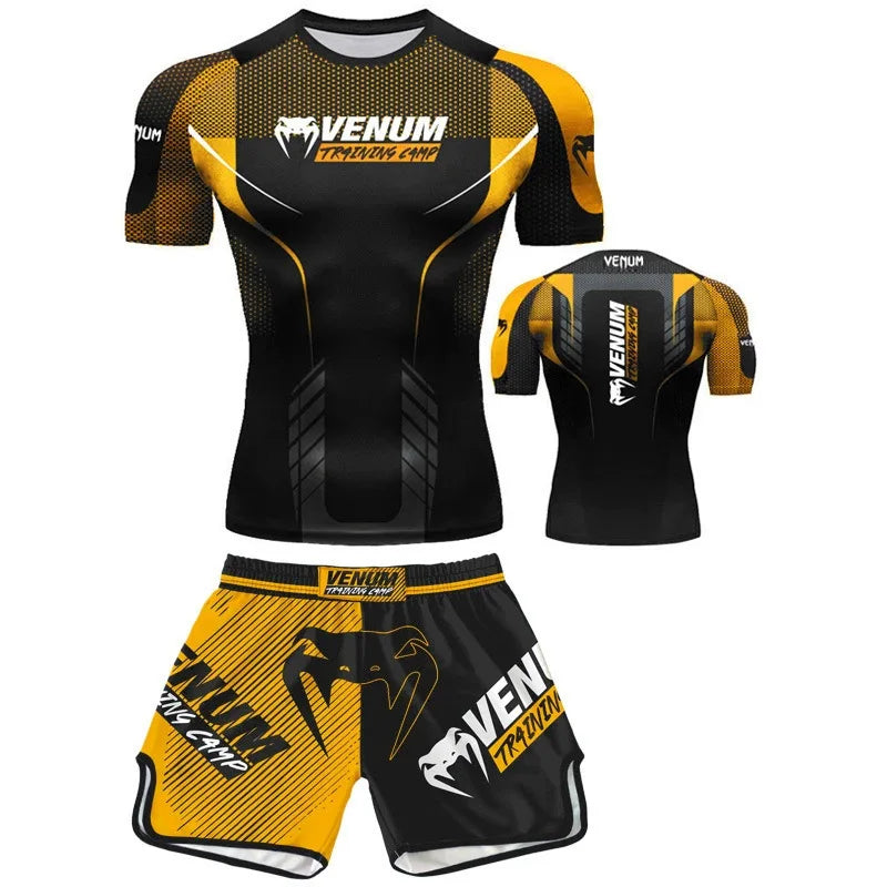 Ensemble Boxe MMA Venom UFC – T-Shirt + Short Séchage Rapide Soldes-ShopOnline