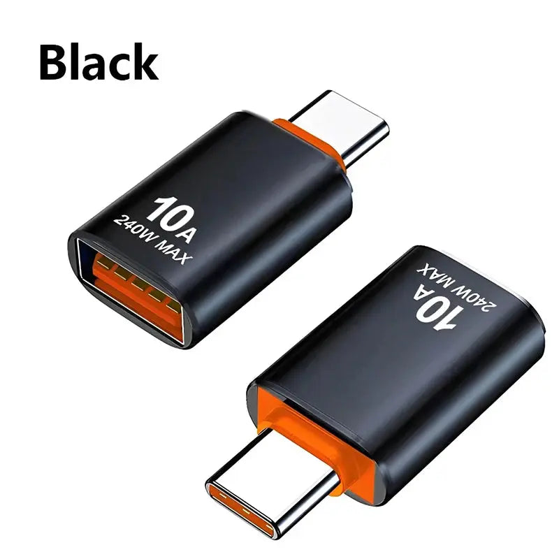 Adaptateur de type C vers USB 3.0 Charge en métal Lumière de lecture de fichier de transmission de données stable pour Iphone Macbook Xiaomi Samsung Connector Android Apple - Soldes-ShopOnline