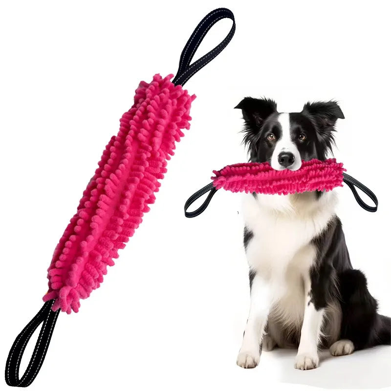 Bâton Mordant Dressage Chien – Double Poignée, Jute Résistant & Interactif | Jouet Dentition & Entraînement Soldes-ShopOnline