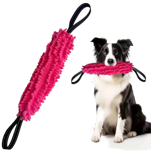 Bâton Mordant Dressage Chien – Double Poignée, Jute Résistant & Interactif | Jouet Dentition & Entraînement Soldes-ShopOnline