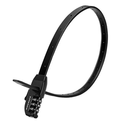 RIDERACE Password Tie Lock Multipurpose Bicycle Electric Scooter Motorcycle Portable Anti-theft 3 Digit Bike Helmet Lock Black Soldes-ShopOnline