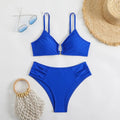 Bikini Triangle Push-Up Uni – Taille Mi-Haute, Décolleté V Profond, Femme S-XXXL Soldes-ShopOnline
