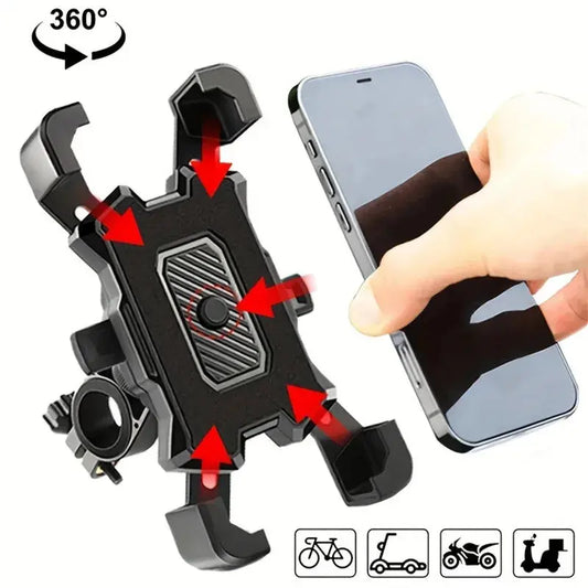 Support de téléphone de vélo Accessoires pour Smartphone de vélo Support réglable de moto Clip GPS rotatif à 360° Vélo Vtt Accessoires Vélos Sports Quad Motos Trottinettes électriques - Soldes-ShopOnline