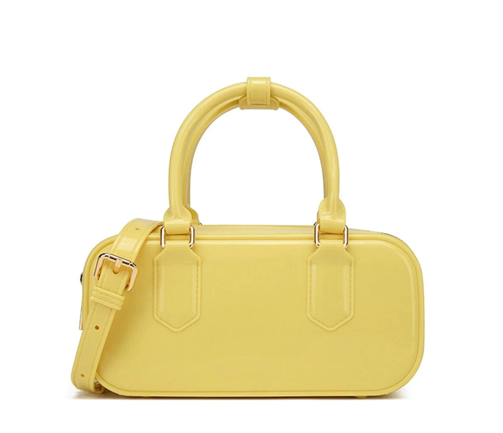 New Korean style fresh and cute womens bowling bag PVCwaterproof unique and versatile Boston bag womens crossbodybag and handbag Soldes-ShopOnline