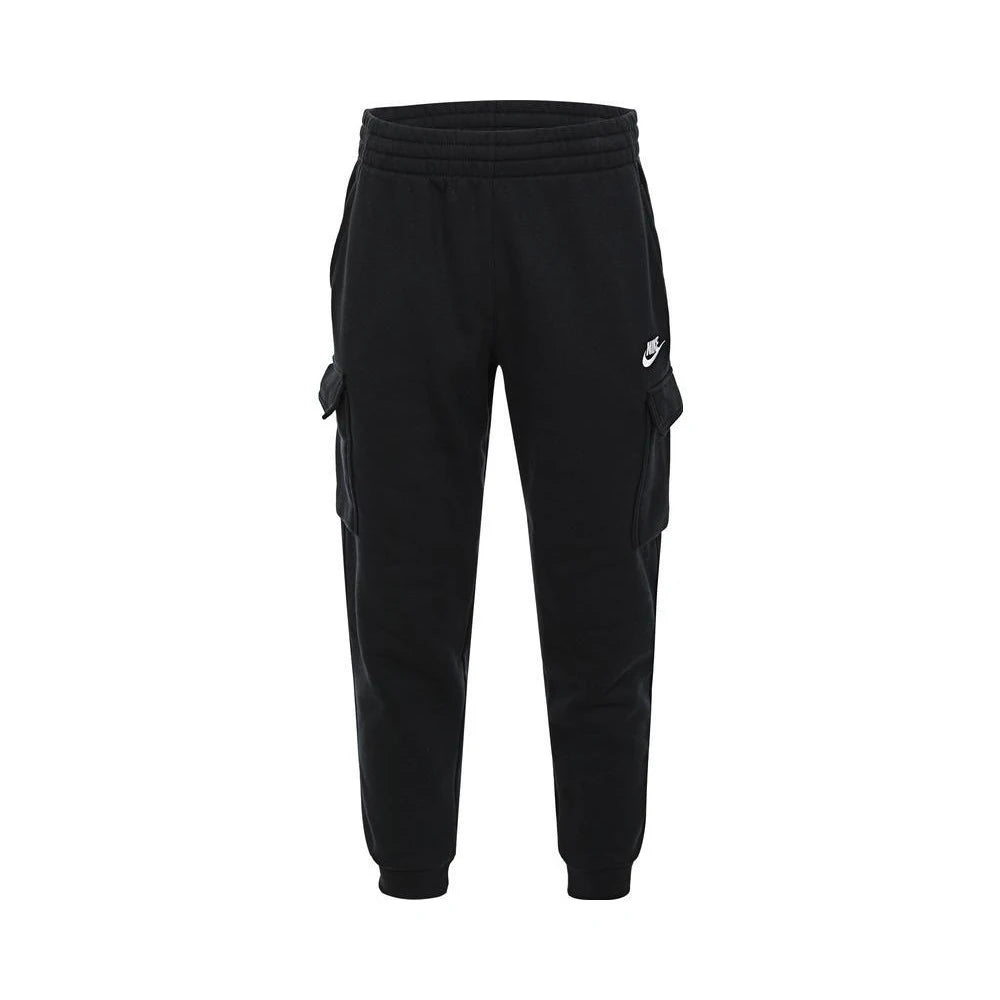 NIKE 2025 Kids K NSW CLUB FLC CRGO PNT LBR Knitted Pants FD3012-010 Soldes-ShopOnline