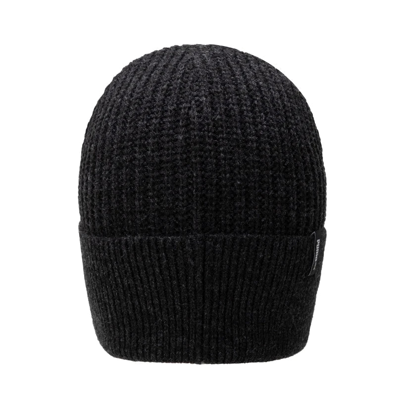 Puma Hat Men's Hat Women's Hat Warm Woolen Hat Hip-Hop Turban Hat Couple Windproof Ear Protection Knitted Hat 024874-01 Soldes-ShopOnline
