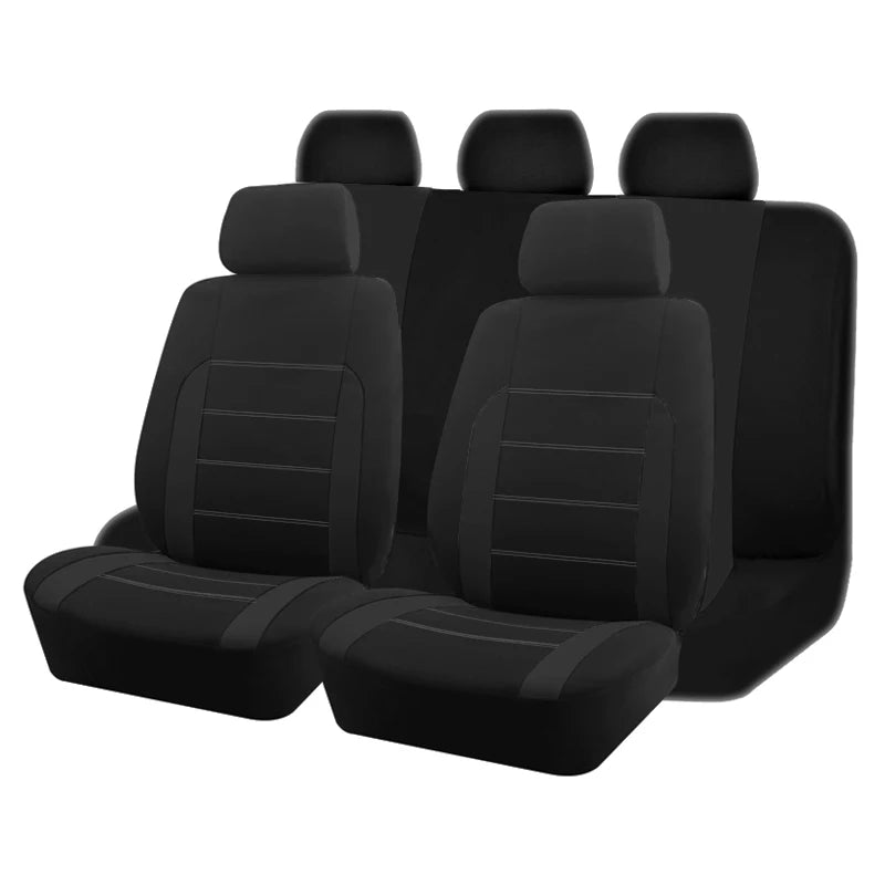 Housses de Siège Universelles AUTO PLUS – Tissu Polyester, 9 Pièces, Toutes Voitures Soldes-ShopOnline