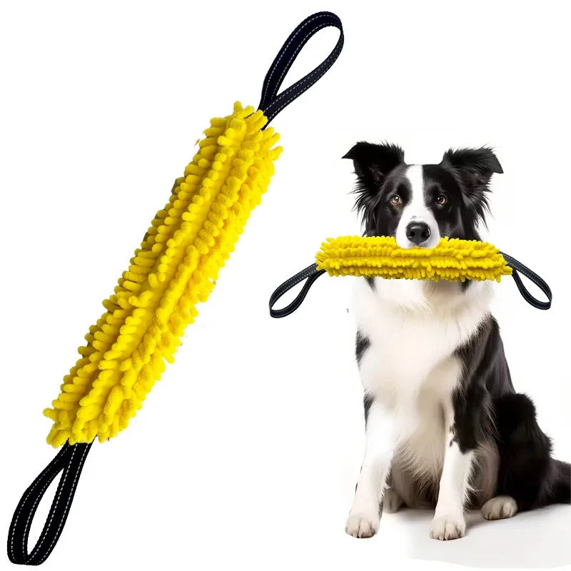 Bâton Mordant Dressage Chien – Double Poignée, Jute Résistant & Interactif | Jouet Dentition & Entraînement Soldes-ShopOnline