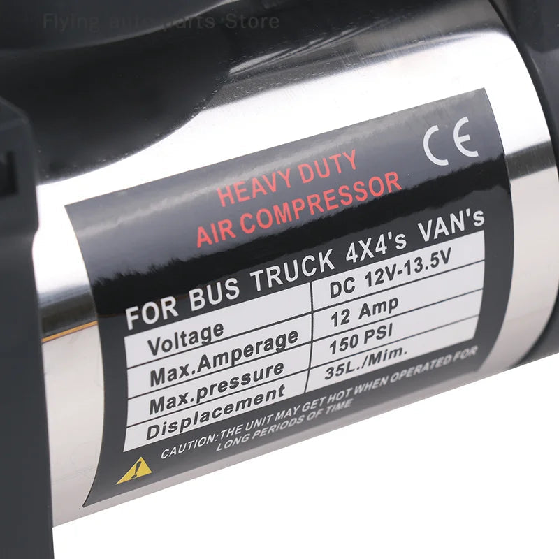 Compresseur d'Air Portable Voiture 12V 100PSI – Gonfleur Pneu Urgence, 120W & 30L/min Soldes-ShopOnline