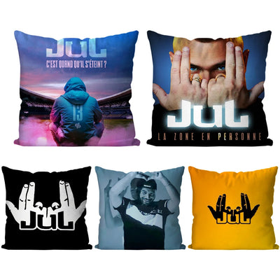 Hot Rapper Jul Mise A Jour Pillow Case Square Pillow Bedroom Sofa Leisure Comfort Cushion Car Living Room Home Decoration 40X40 Soldes-ShopOnline