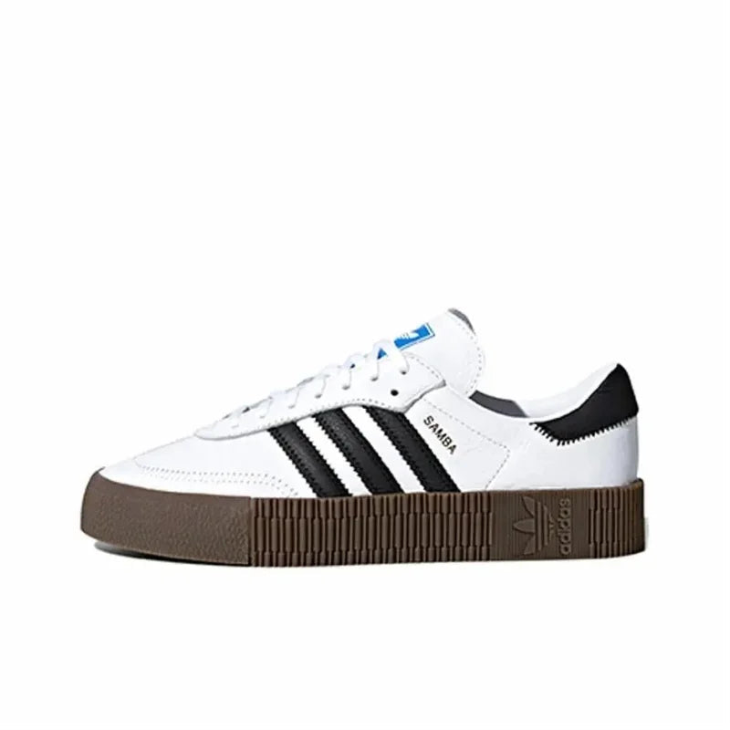 Adidas Originals Sambarose EF4965 Women Anti-slip Wear-resistant Comfort Light Charming Exquisite Unique Low-top Board Shoes Soldes-ShopOnline