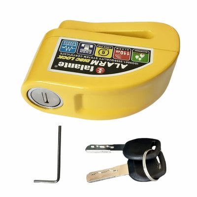 Falante Motorcycle Scooter Disc Brake Lock Bicycle Anti-theft Wheel Disc Brake Lock waterproof Security Alarm Protection 6 Color Soldes-ShopOnline