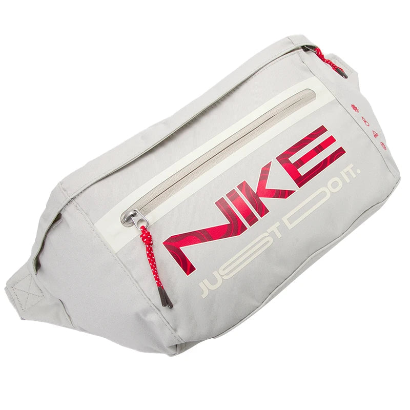 Nike (Nike) Waist Bag Men's Bag Women's Bag Sports Bag Messenger Bag Shoulder Bag Running Training Fitness Bag Chest Bag 078213-01 Soldes-ShopOnline