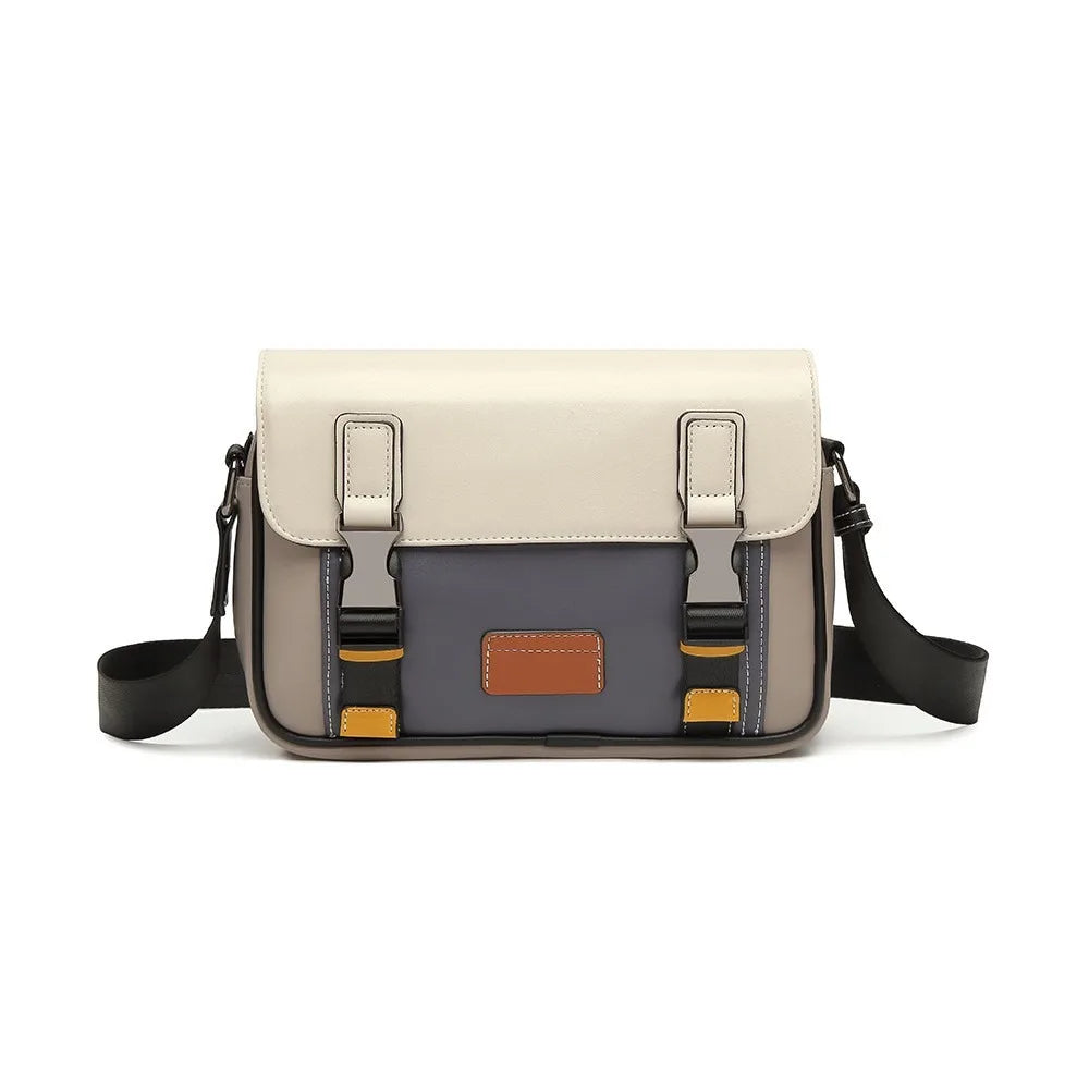 Sacoche Messenger Homme Cuir PU – Multi-Poches, Style Vintage, Bandoulière Réglable & Voyage Soldes-ShopOnline