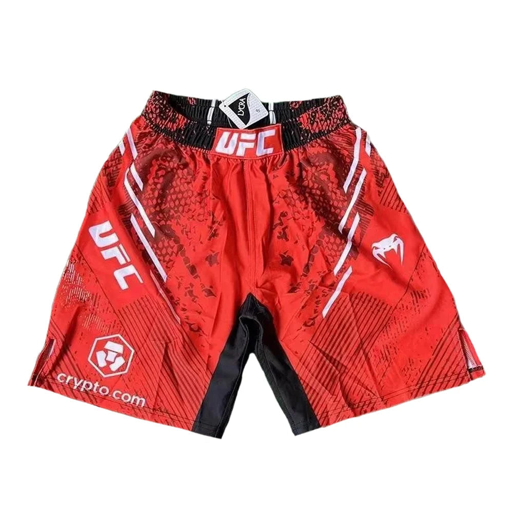 Short MMA Boxe Thaïlandaise Homme – Séchage Rapide, Cordon, Genou Soldes-ShopOnline