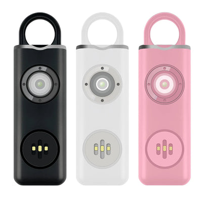 Self Defense Alarm 130dB Loud Carrying Scream Loud Panic Alarm Rechargeable Self Defense Electronic Device for Girl Child Women Soldes-ShopOnline