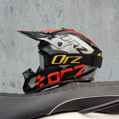 ORZ Professional Racing Motocross Helmet Off Road Helmet Motorcycle Off-Road Cartoon Childrenr ATV Motorcycle MTB Helmet Soldes-ShopOnline