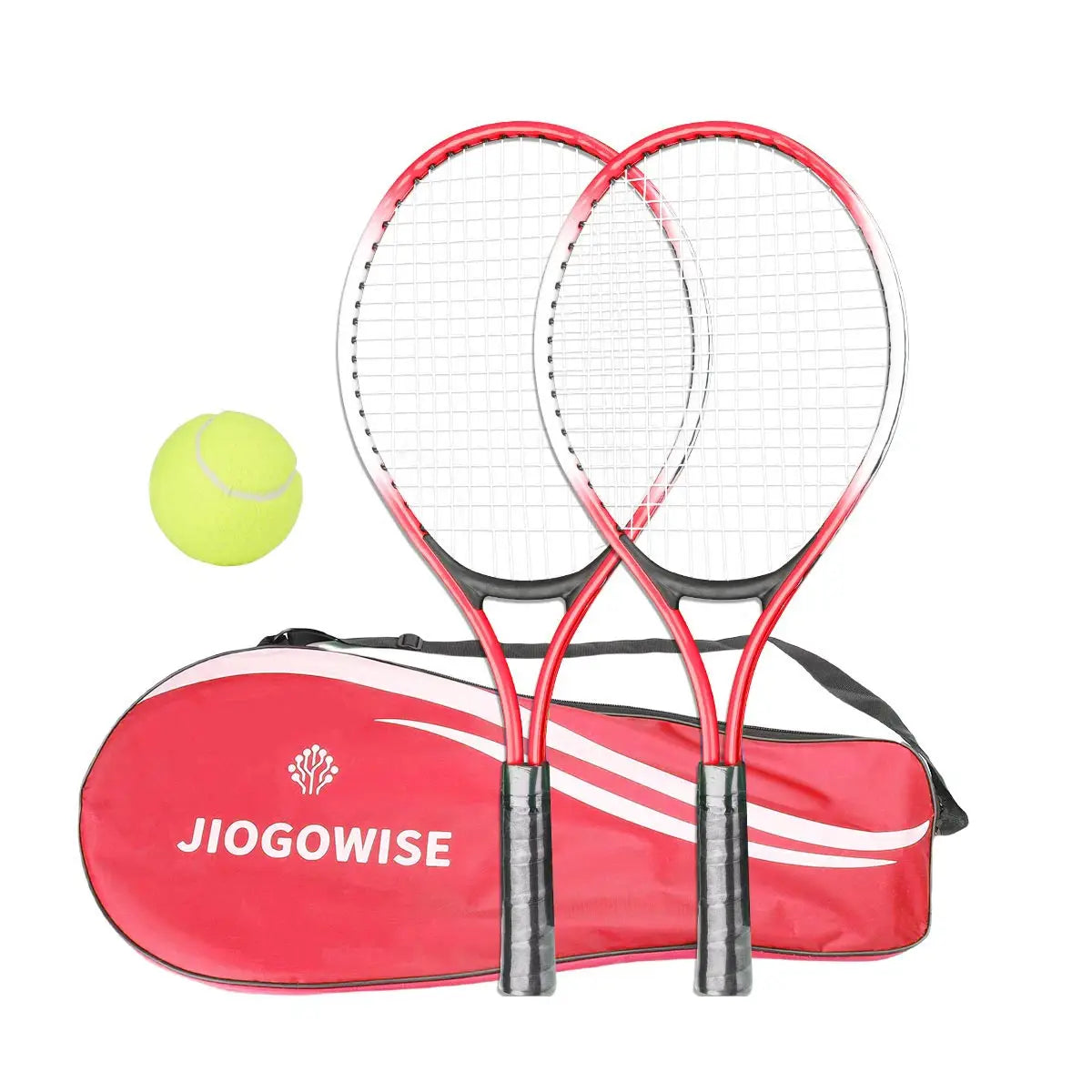 Set Raquettes Tennis 2 Pièces + Sac - Kit Complet Débutant Jeunes/Adultes Soldes-ShopOnline